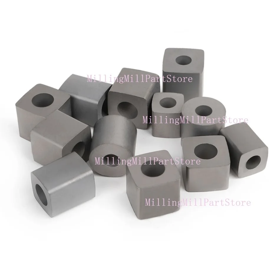 1 buah Fitting pemotongan kawat EDM blok konduktif GY3 kursi terisolasi bahan batang konduktif tahan aus, baja Tungsten keras