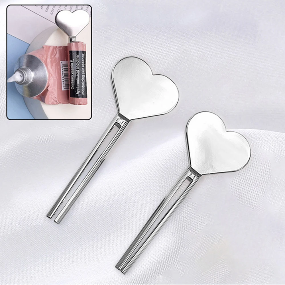 Manual Tube Squeezer Key Roller Set Dispenser Bathroom Accessories Lazy People Useful Heart Circle Shaped Toothpaste Squeezer