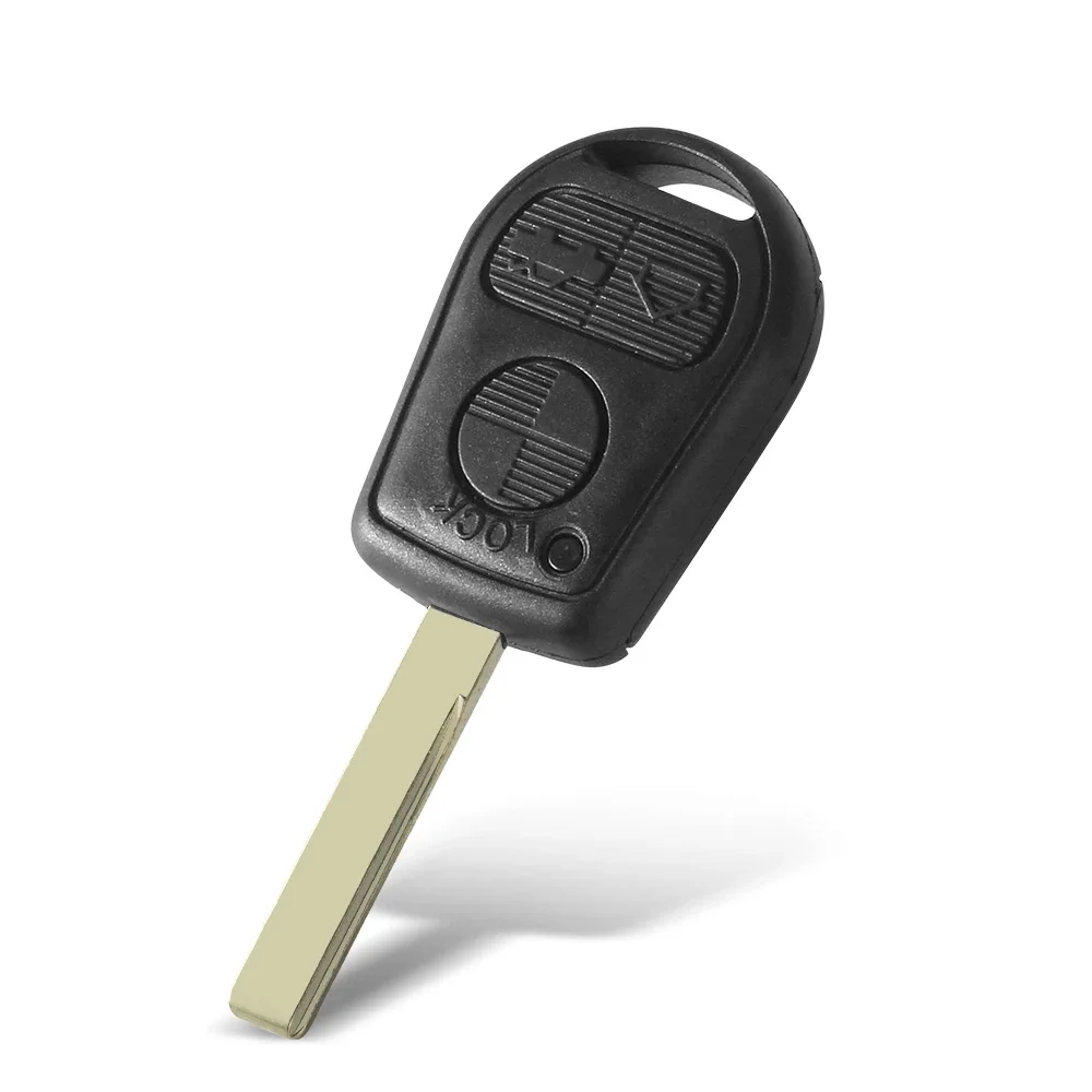 KEYYOU 2/3 Buttons Car Key Replacement Remote Key Case Shell For BMW E31 E32 E34 E36 E38 E39 E46 Z3 Fob Uncut Blade Key Case