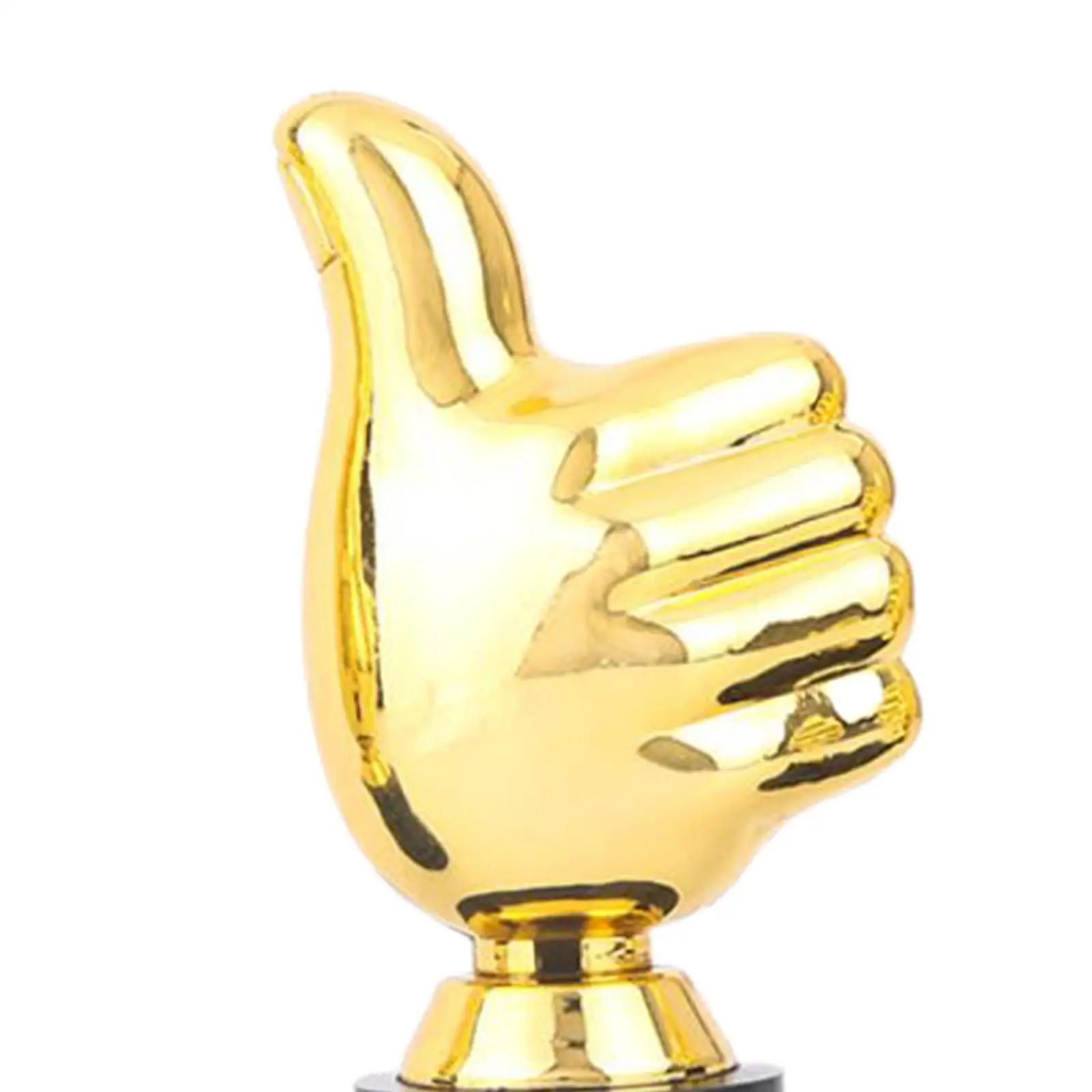 Soccer Trophy Thumb Shaped Golden Award Cup for Football Competition Winner Reward Kids Adults Classroom School Appreciation