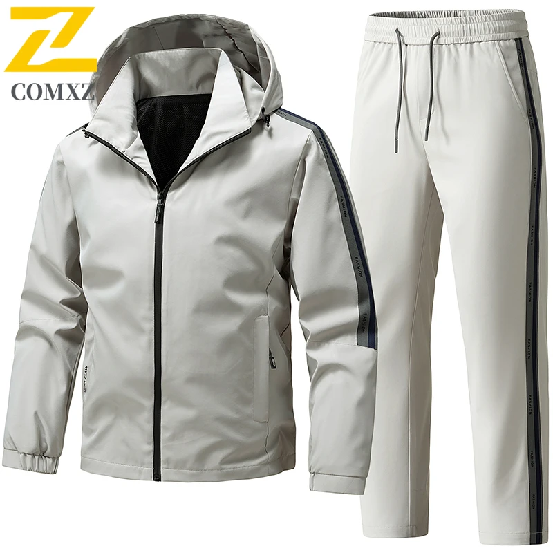 Men's Tracksuit Sets Autumn 2025 Fashion Sportswear Two Piece Sport Suit Jacket+Sweatpants Sweatsuit Men Sports Windproof Suit - Image 6