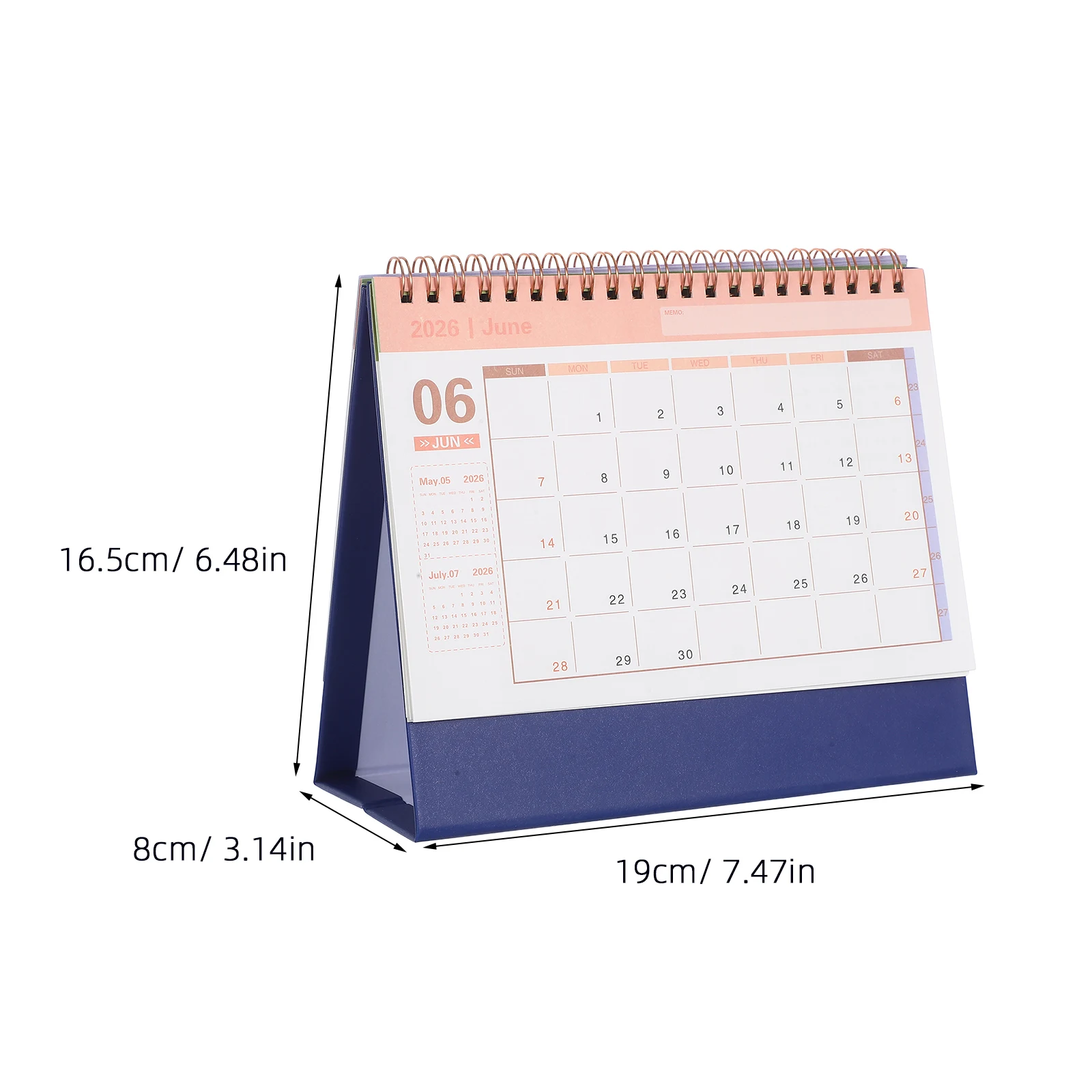 2026 تقويم مكتبي صغير الحد الأدنى تصميم الوجه المدمجة مخطط سطح المكتب الجدول الشهري لدراسة المكتب والمنزل