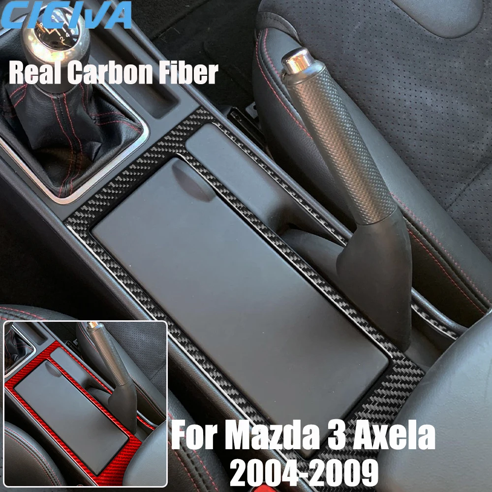 

Автомобильные аксессуары из настоящего углеродного волокна, накладка на панель ручного тормоза, мягкая наклейка для Mazda 3 Axela 2004 2005 2006 2007 2008 2009