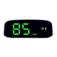 Car Solar Head Up Display GPS+ Digital Speedometer Intelligent Light Sensing HUD Solar GPS Speedometer Compass Parts