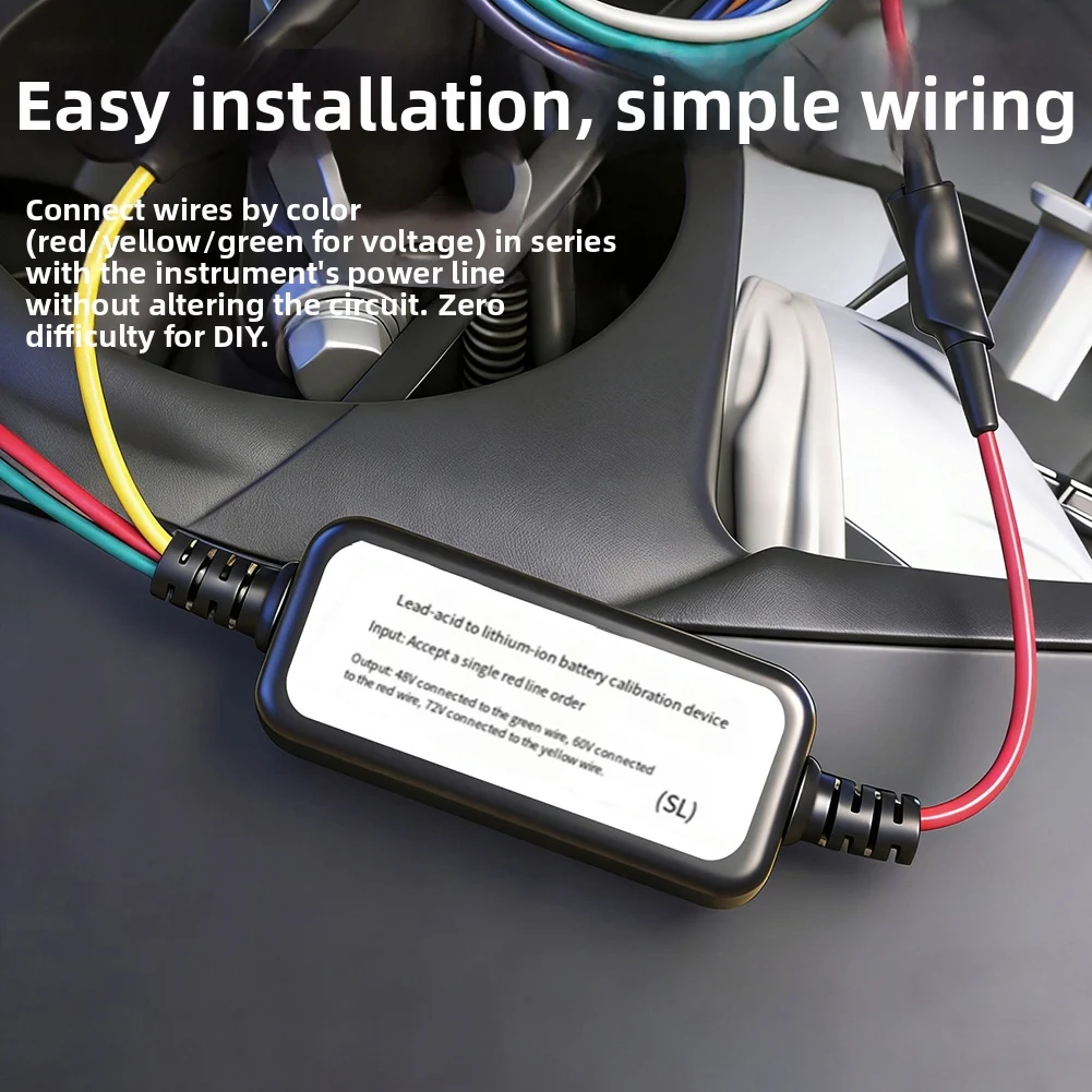 Voltage Display Meter Battery Calibrator Easy Installation Precision Voltage Readout 1-second Measurement For E-bike Maintenance