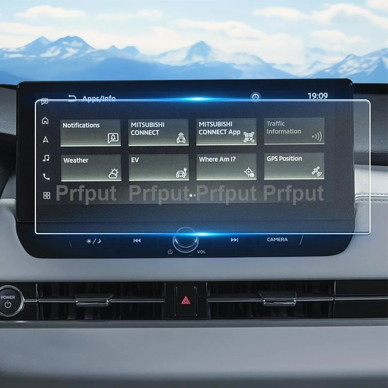 

Tempered glass screen protector film For Mitsubishi Outlander 2025 12.3 inch Car infotainment radio GPS Navigation Outlander