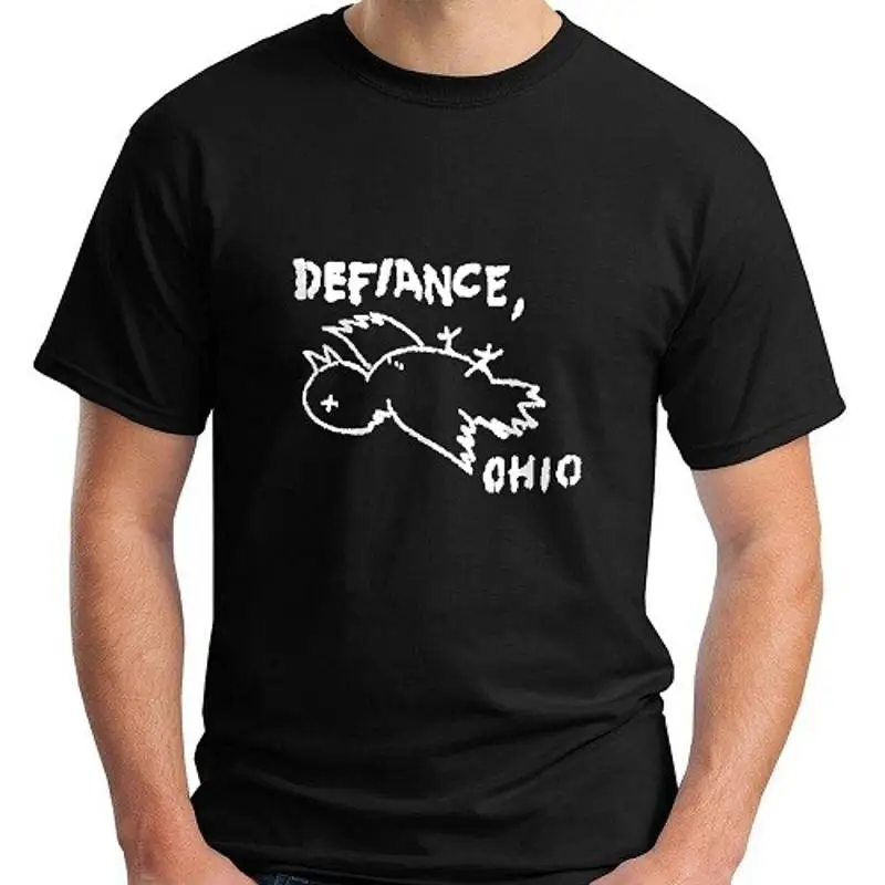 Defiance Ohio T shirt Rock Underground Music Punk Medal