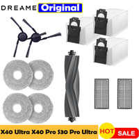 Original Dreame bot X40 Ultra/L40 Ultra S30 Pro Ultra accessory Main Brush Mop Rag Filter Dust Bag Side Brush Robot Vacuum Spare