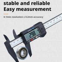 150mm Electronic High-Precision Digital Caliper Carbon Fiber Dial Vernier Caliper Gauge Micrometer Measuring Tool