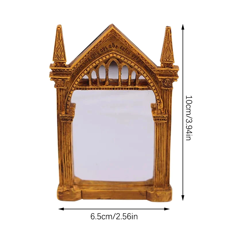 10x6.5cm Mirror Of Erised Standing Bookshelf Decor Wizarding Witchy Items Magical Objects Wizard Home Decor Fantasy Gift