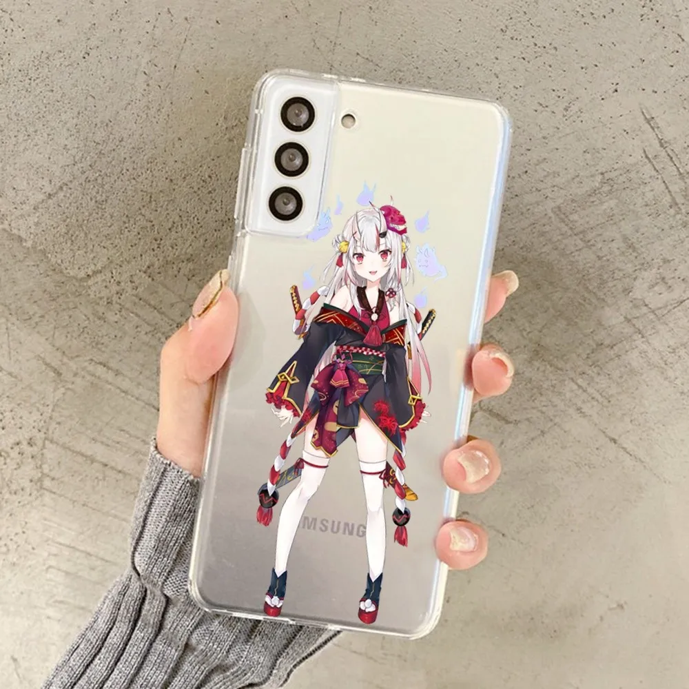 Nakiri Ayame Phone Case for Samsung A12 21 30 31 51 52 70 71 for Redmi8 9 10 for Honor10 70 50 Clear Case image 6