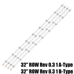 LEDバックライトストリップ,32pfl3507 32lm340t 32phg4900 le32d1352 32lm340t 32lm34006916l-1030a 6916l-1031a 32ls3400,4個