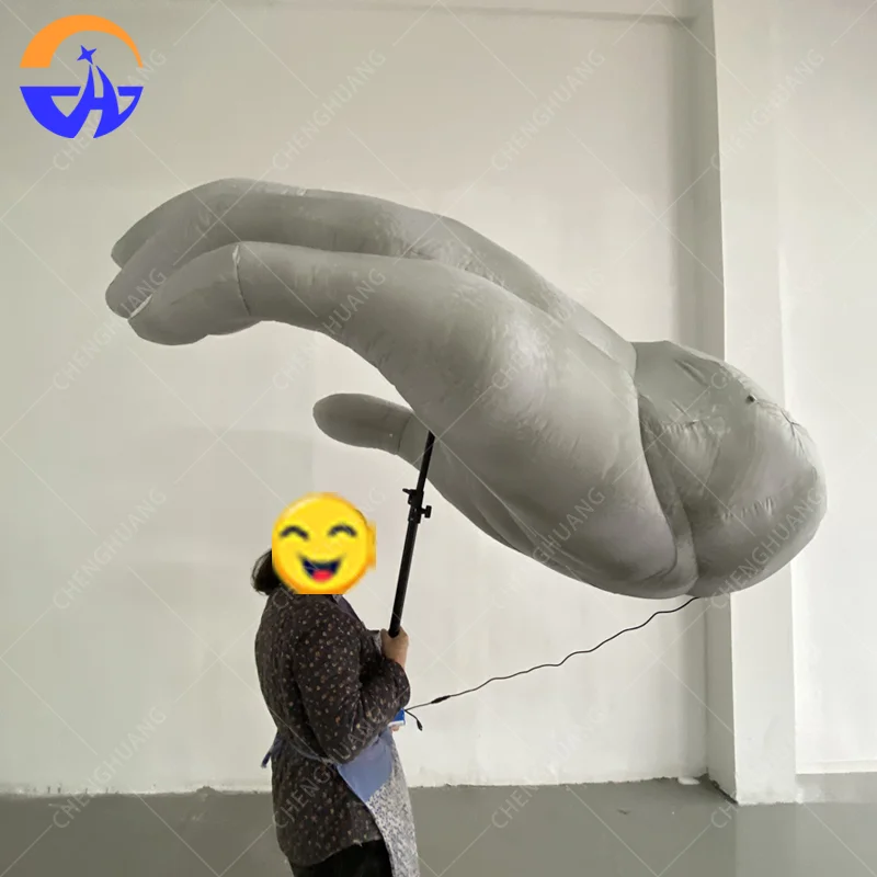 

Надувные рекламные украшения на заказ, надувная модель пальмы для переноски в руке, декорации для Хэллоуина на открытом воздухе.