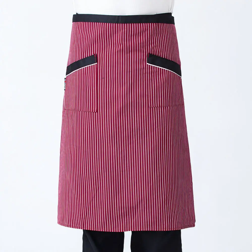 Chef Serving Apron For Bistro Waiter Uniform Catering Apparel Breathable Durable Polyester Professional Kitchen