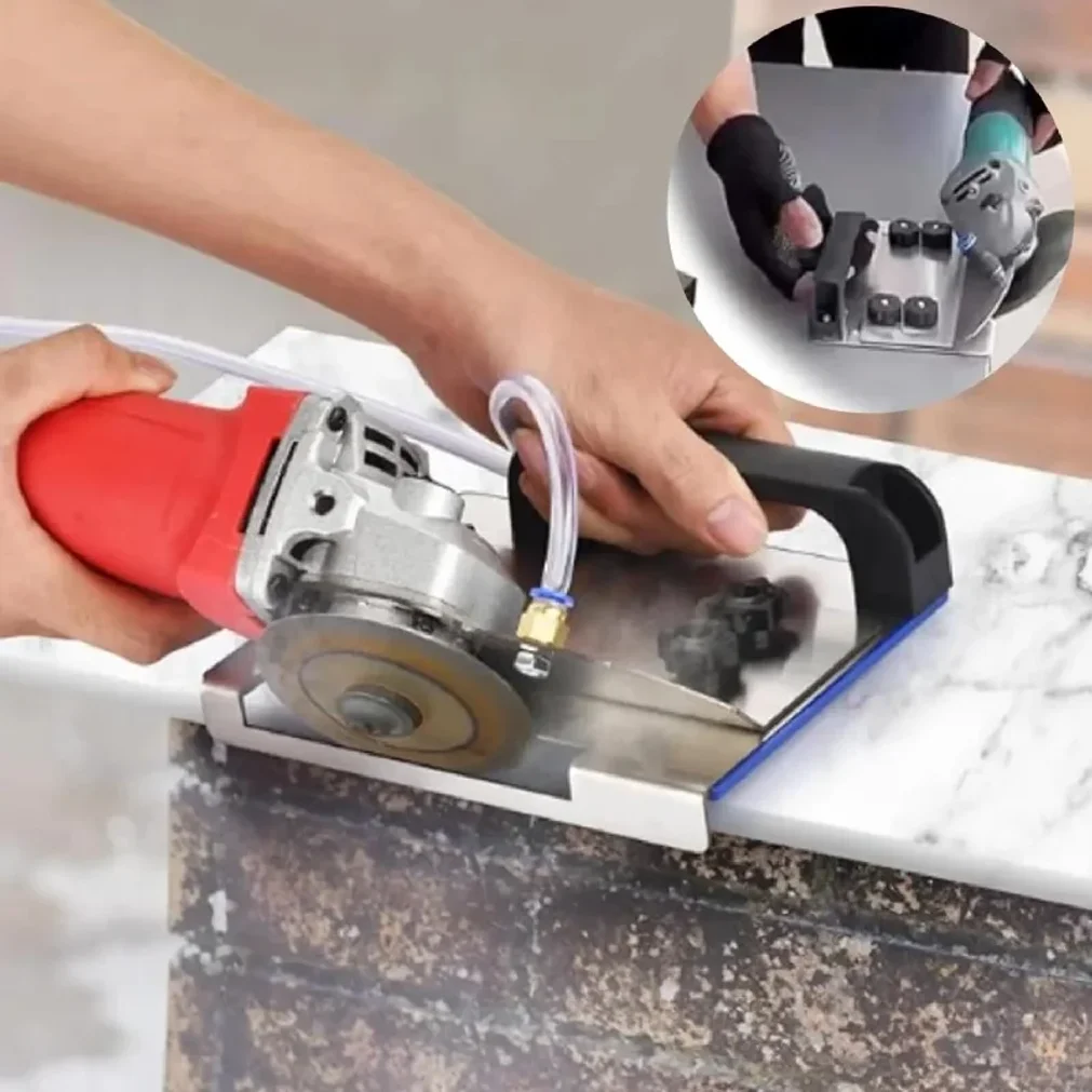 Universal 100 Type Angle Grinder Stand for Tile 45°Chamfer Cutting,Special Precision Cutting Bracket.Tile Chamfer Fixed Holder view 5