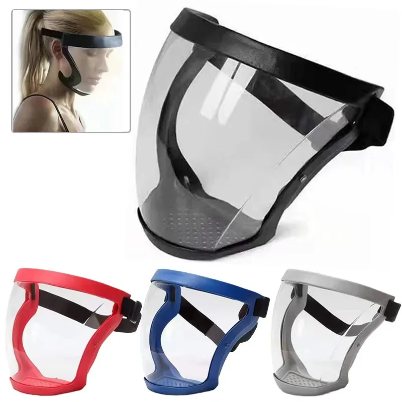 

Multi-functional Protection Face Mask Transparent Dust-proof Anti-splash Full Face Protector Shield Protective Gear Accessories