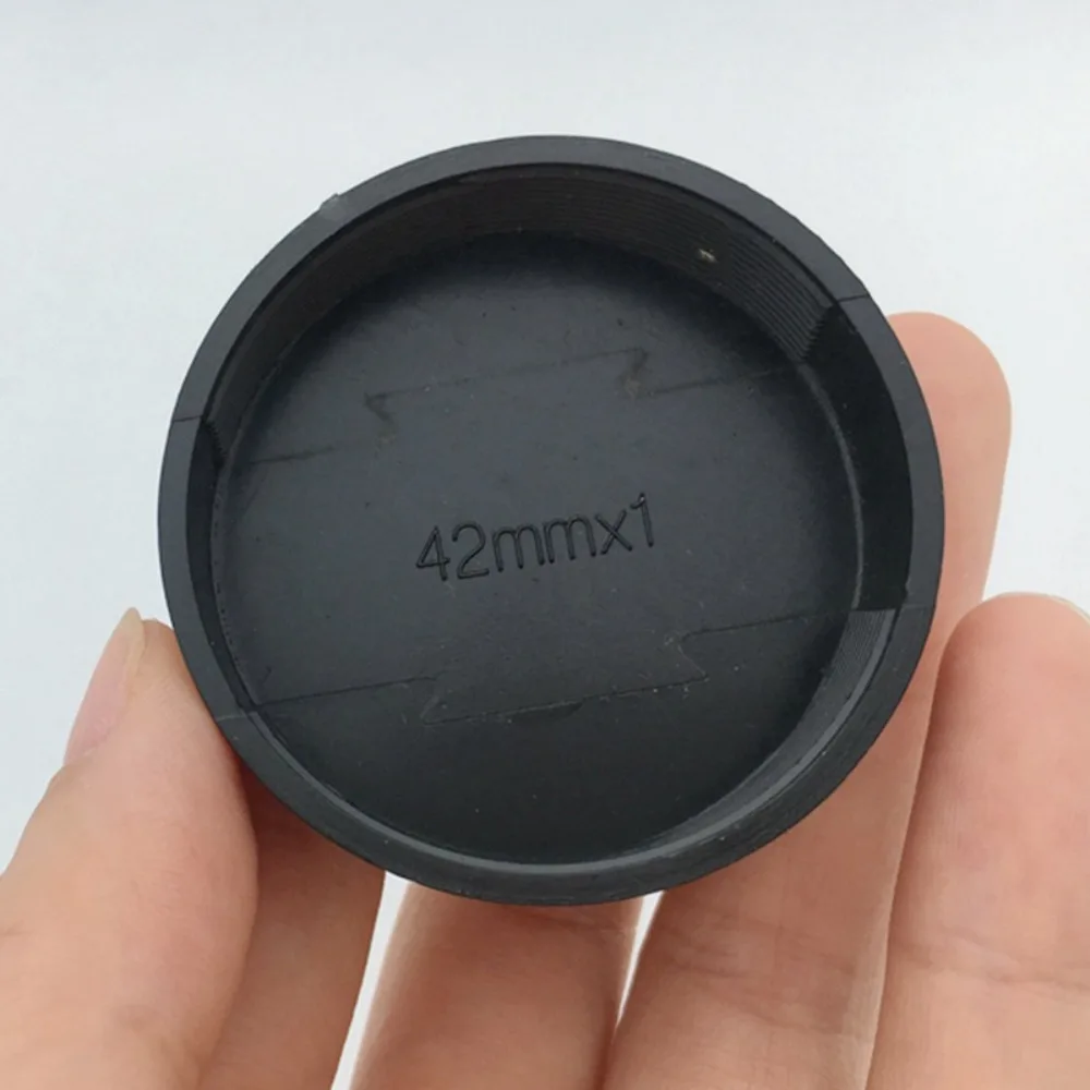 New 42mm Rear Len Cap M42 Plastic Len Cover Anti-dust Screw Dust Cover
