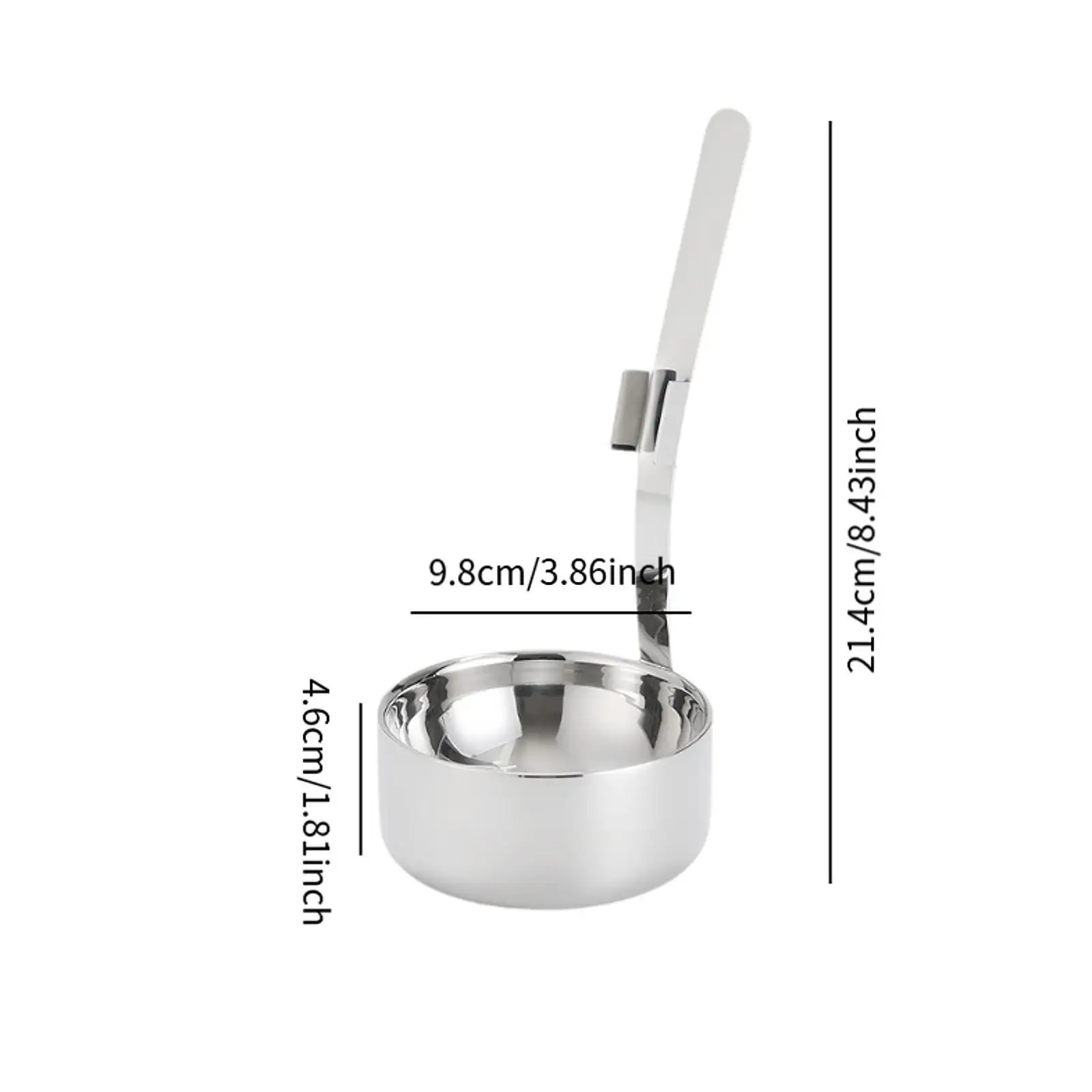Stainless Steel Spoon Rest Holder Vertical Kitchen Utensil Rack Organizer for Cabinet Pantry Counter