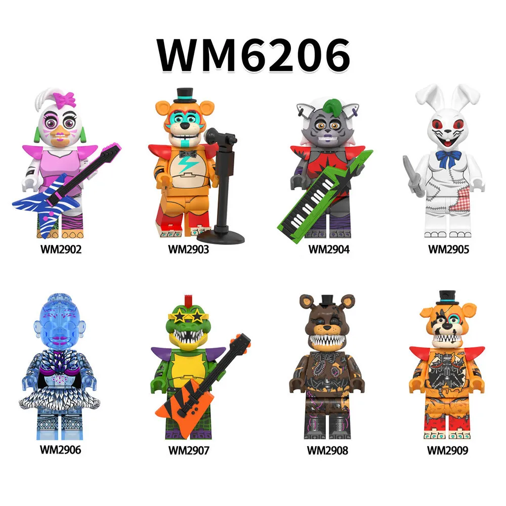 2026hot Anime Cartoon Model Bricks Horrible Thriller Mini Compatible Assemble Puzzle Toy Building Blocks Ornament Birthday Gift