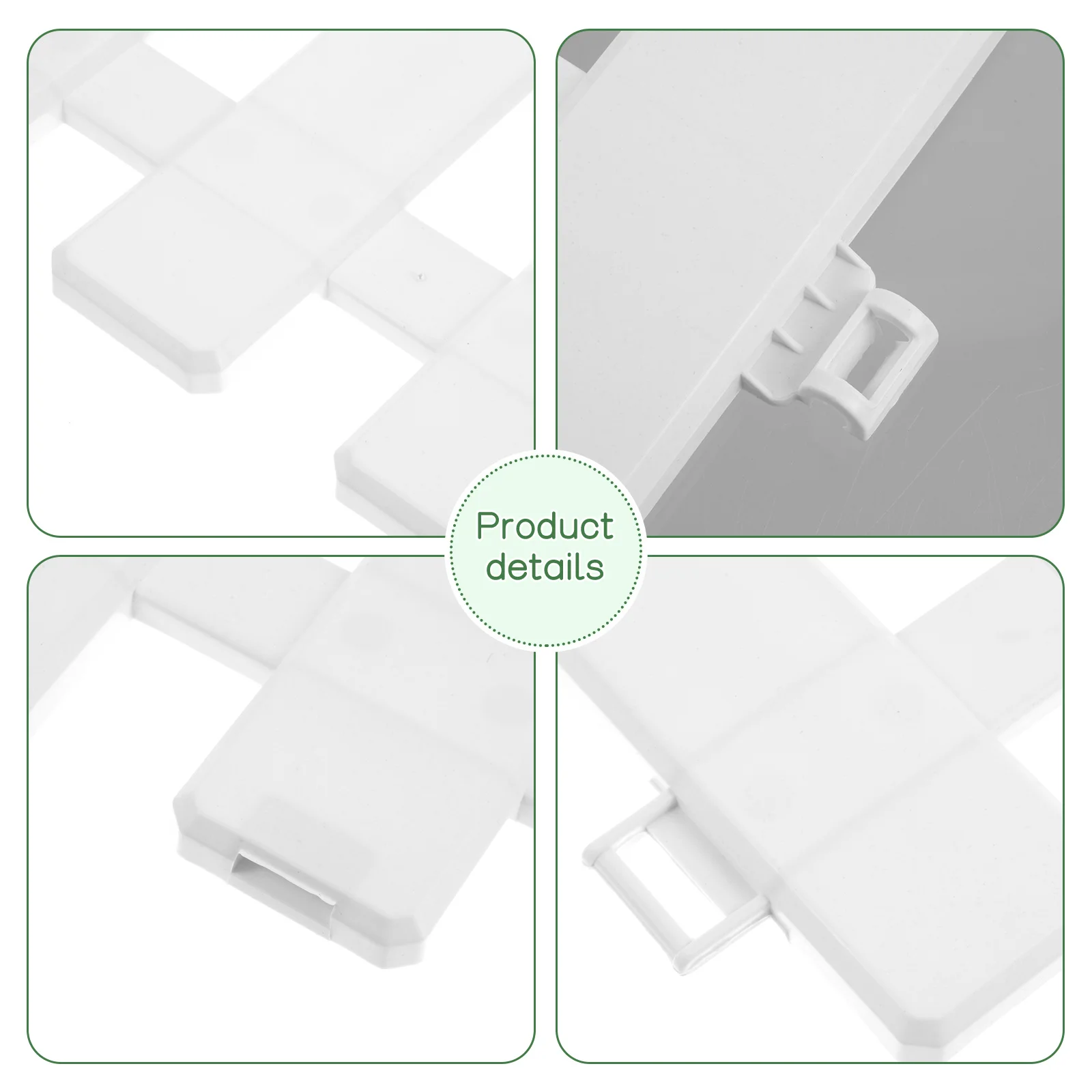 

White Fence Plastic Decorative Fencing Garden Landscape Courtyard Villa Hotel Waterproof Reusable Durable Fence Panels