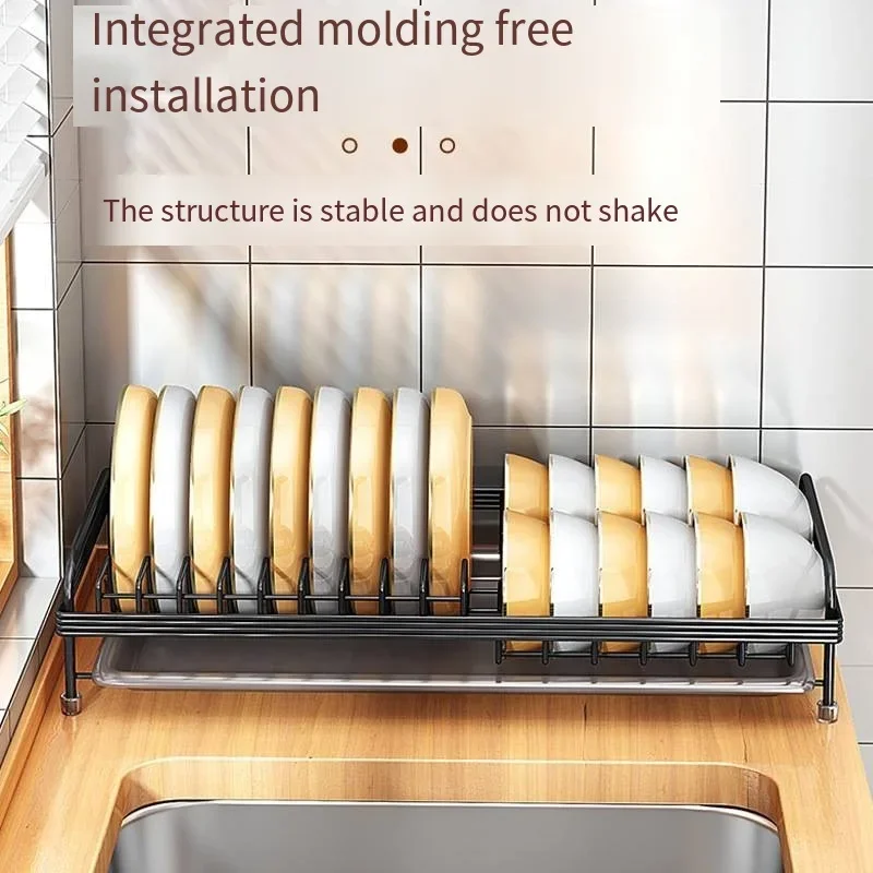 Stojak na naczynia do szafki, wielofunkcyjny ociekacz na naczynia, pojemnik na pałeczki, organizer do przechowywania, wysuwana tacka na miski, ociekacz, organizacja gospodarstwa domowego