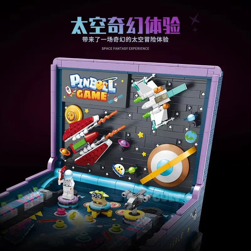 GULY 60526 Pingball Game console model Puzzle Assembly Series DIY Toys Building Blocks Boys\' holiday gifts 2309Pcs