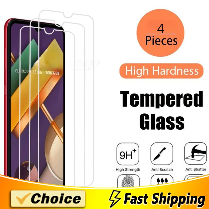 4Pcs HD Tempered Glass For LG K22+ 42 52 62 92 40S 50S 31 41S 51S 61 71 For LG W11 W31+ 41 Pro Screen Protector