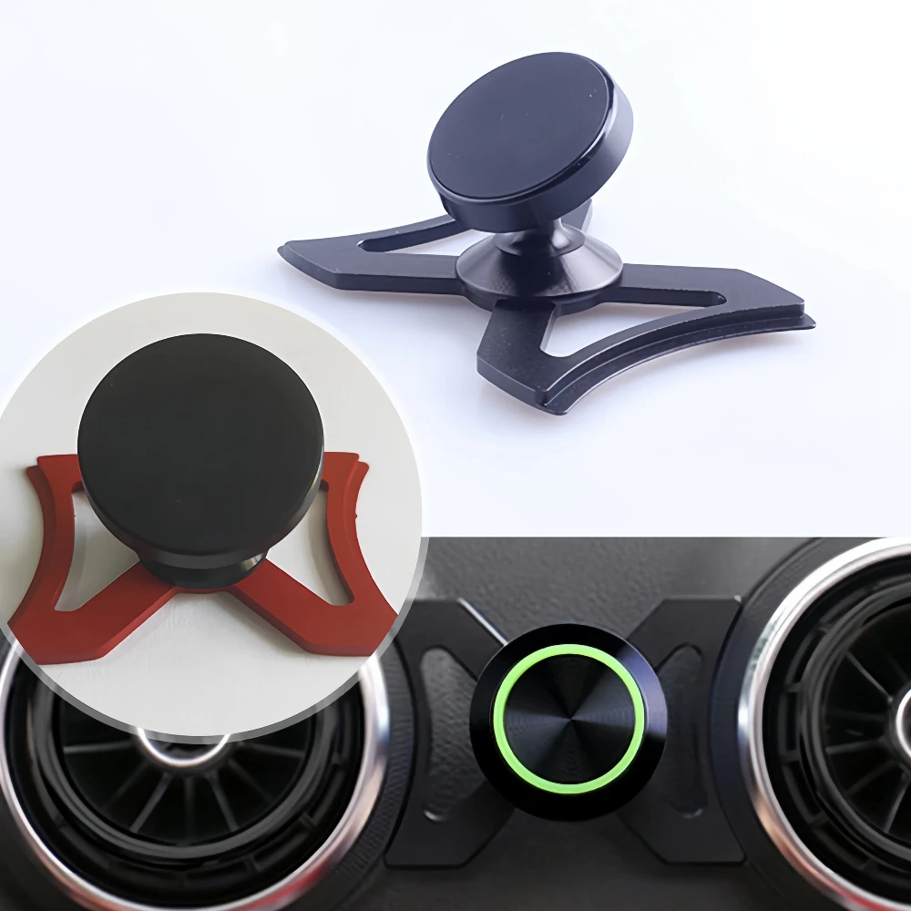 Magnetic Car Phone Holder For A3 S3 8V Vent Mount Car-Shaped Holder GPS Holder 360-Degree Rotating Support Phone Accessory