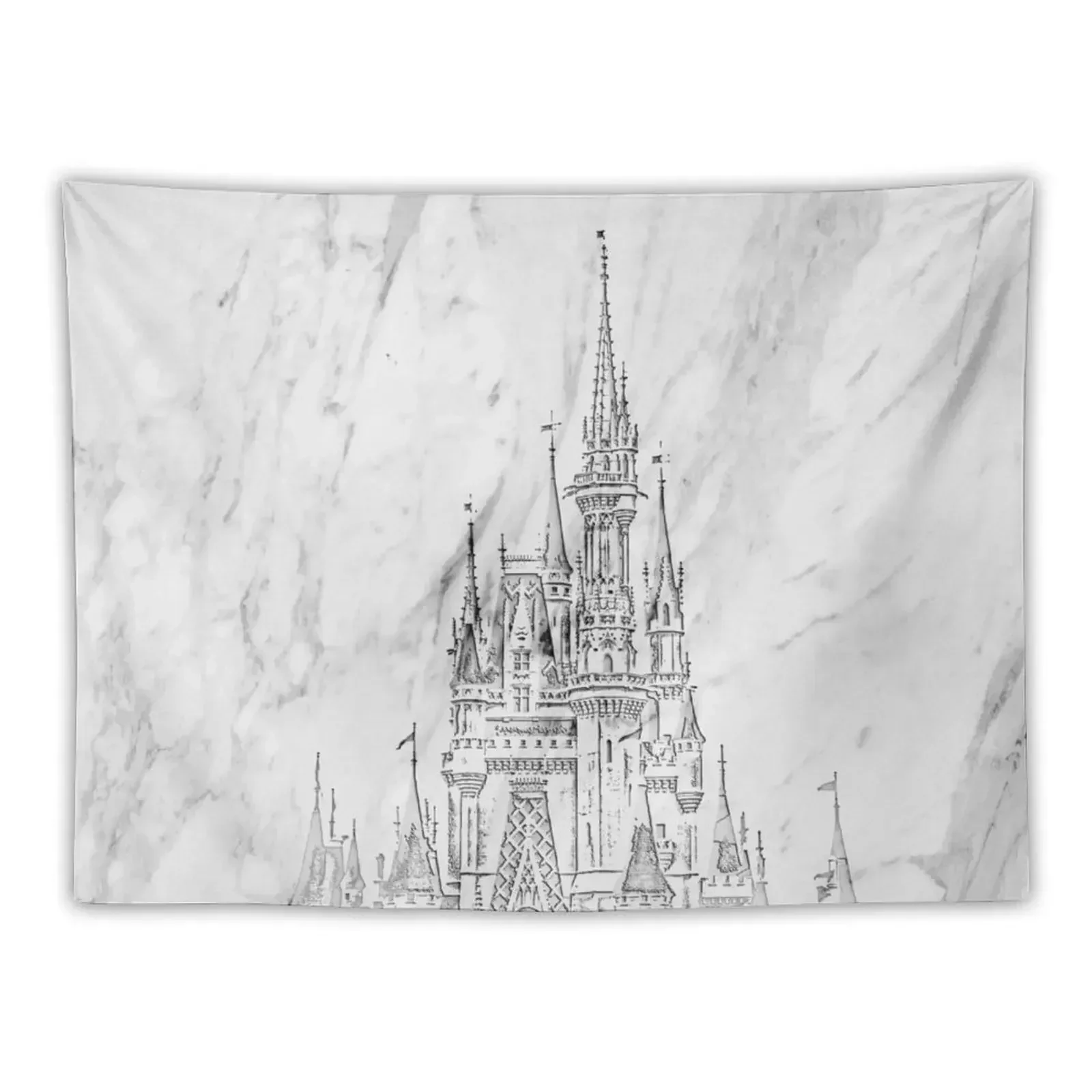 

Magic Castle Marble Carving Tapestry Things To Decorate The Room Room Decoration Korean Style Home Decor Aesthetic Tapestry