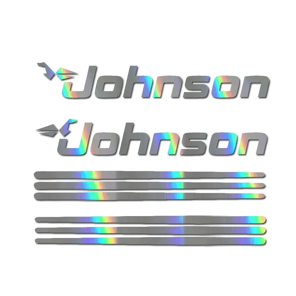 

X2 For Johnson Outboard boat motor decals stickers graphics