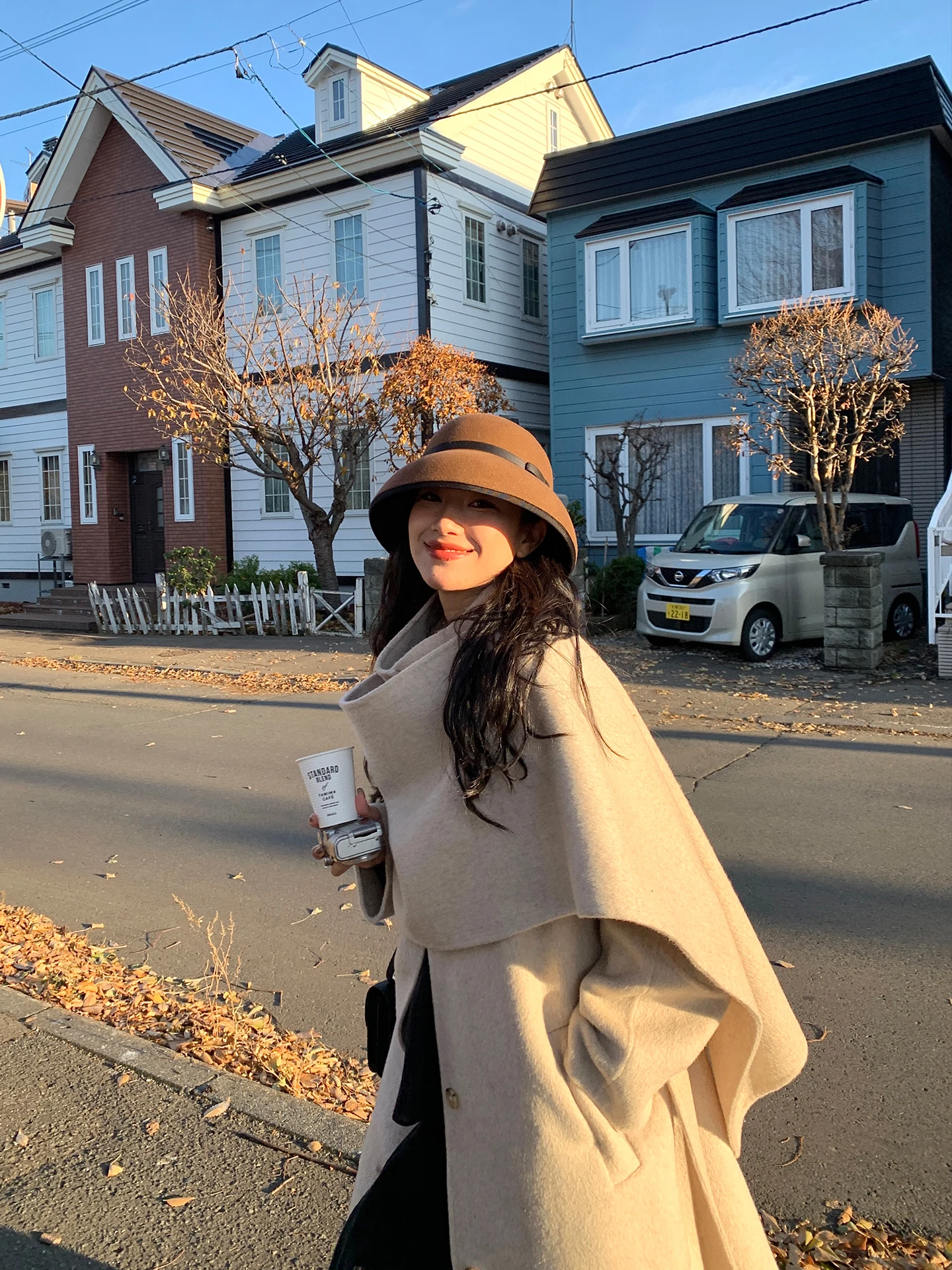 

Двустороннее длинное шерстяное пальто DaqianwithU со съемными элементами, повседневное, теплое, зимнее, для молодых женщин