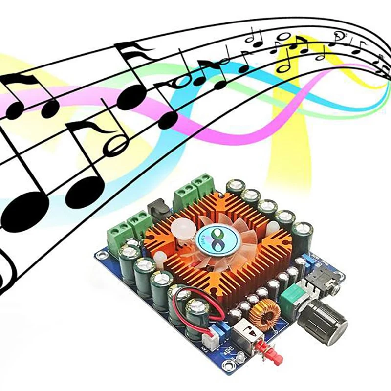 TDA7850 디지털 파워 앰프 보드 DC12-16V, 4 채널 4X50W 고출력 자동차 HIFI 오디오 파워 앰프 보드
