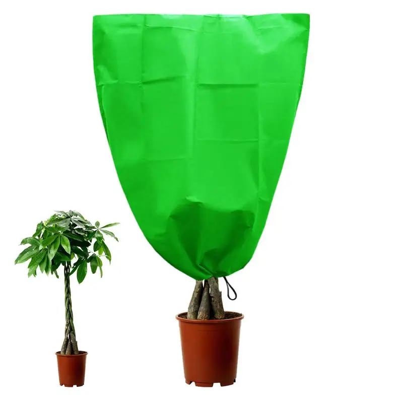 

Plant Cover Bags Freeze Protection Plant Freeze Protection Cloths Frost Bags Frost Blankets Drawstring Bag With Zipper For