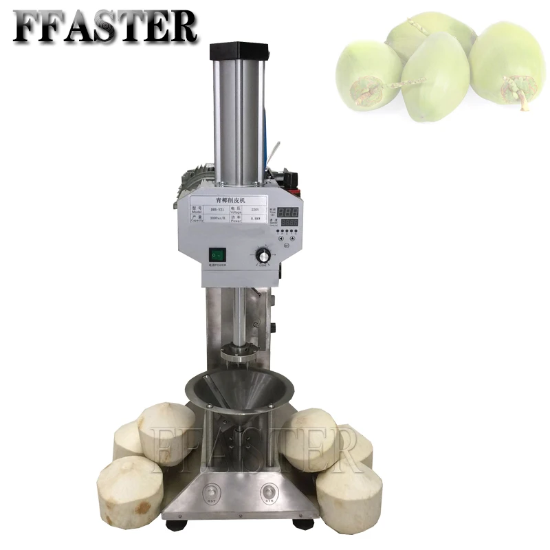 

Automatic Electric Green Coconut Husk Remove Grater Peeler Dehusk Scraper Open Opener Cutter Cut Peel Machine