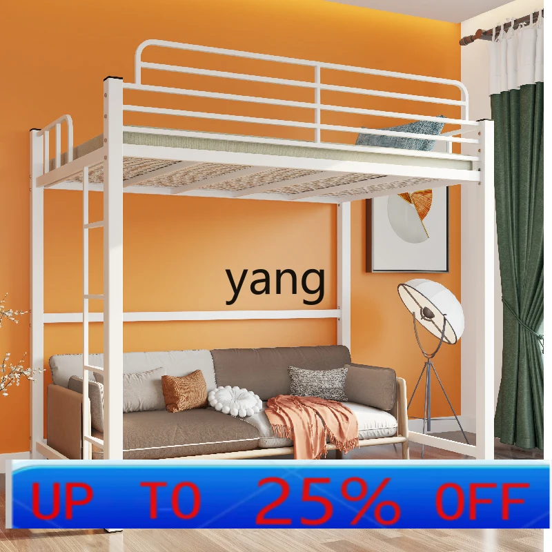 

Ltt Iron Art Bed Sheet Upper and Lower Layer Loft Bed with Two-Story Mezzanine Bed