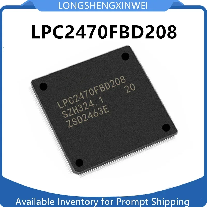 1PCS LPC2470FBD208 LPC2470 Packaged LQFP208 Microcontroller Chip MCU NEW Original in Stock