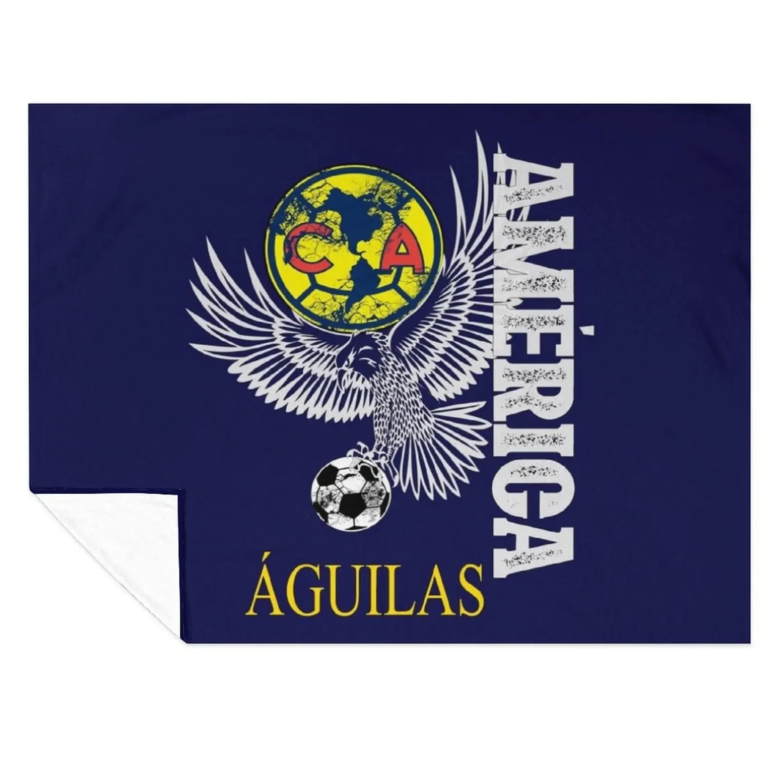 

Aguilas del America Playera Futbol Mexicano Liga Mx Throw Blanket Nap Giant Sofa Sofa Throw Personalized Gift Blankets