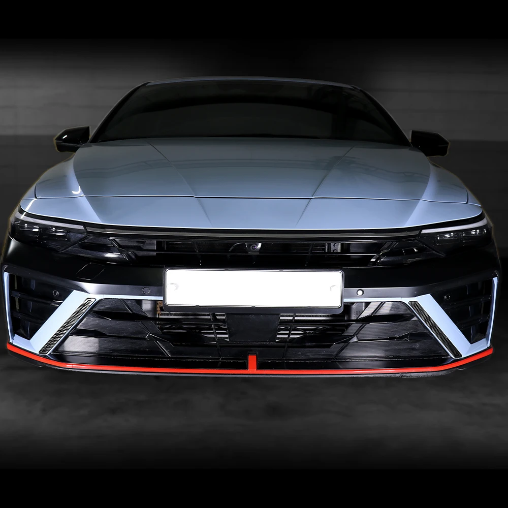 LHD/RHD Front Bumper Decorative Strip Suitable For Hyundai Elantra CN7 N 2023-2025 Exterior Styling Decorative Accessories
