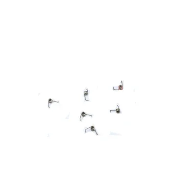 

10pcs wire diameter 0.35mm outer diameter 1.9mm number of turns 4 ring torsion springs stainless steel spring 5mm corner length