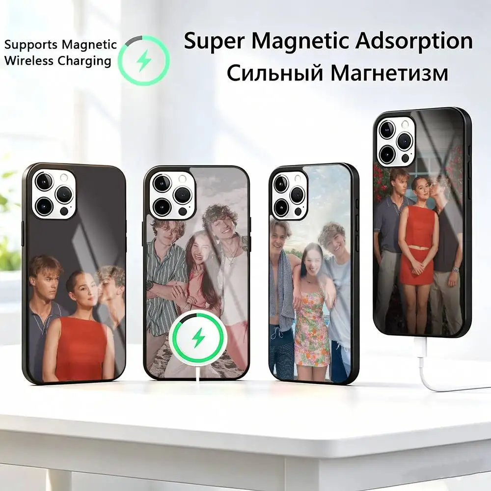 

The-e Summer I Turned Pretty Phone Case For iPhone17,16,15,14,13,12,11 Plus,Pro Supports Magnetic Wireless Charging