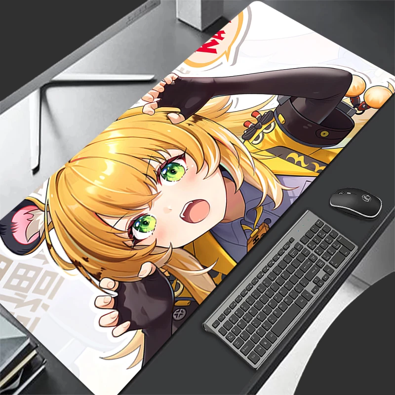 

Mouse pad big Zenless Zone Zero Ju Fufu e-sports game player mouse pad keyboard pad non-slip mat coaster PC Anime game Mousepad