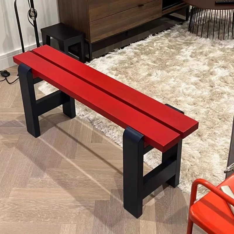 

Entry shoe change stool entrance household bench metal stool waiting bench dining chair