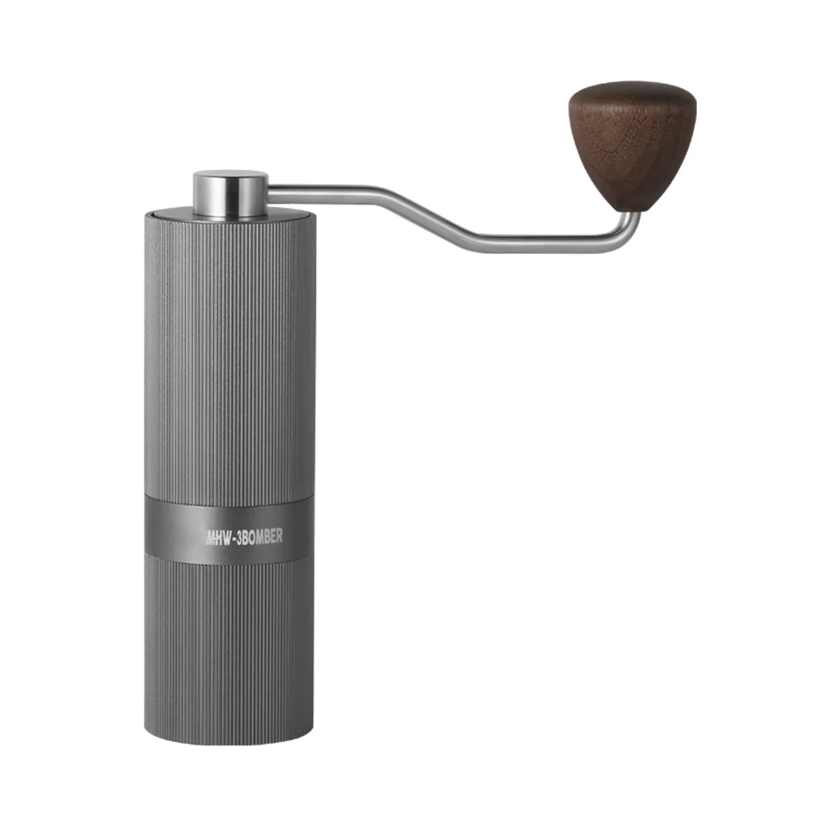 

Manual Coffee Grinder with 24 Position Adjustable Espresso Machine Stainless Steel 420 Grey
