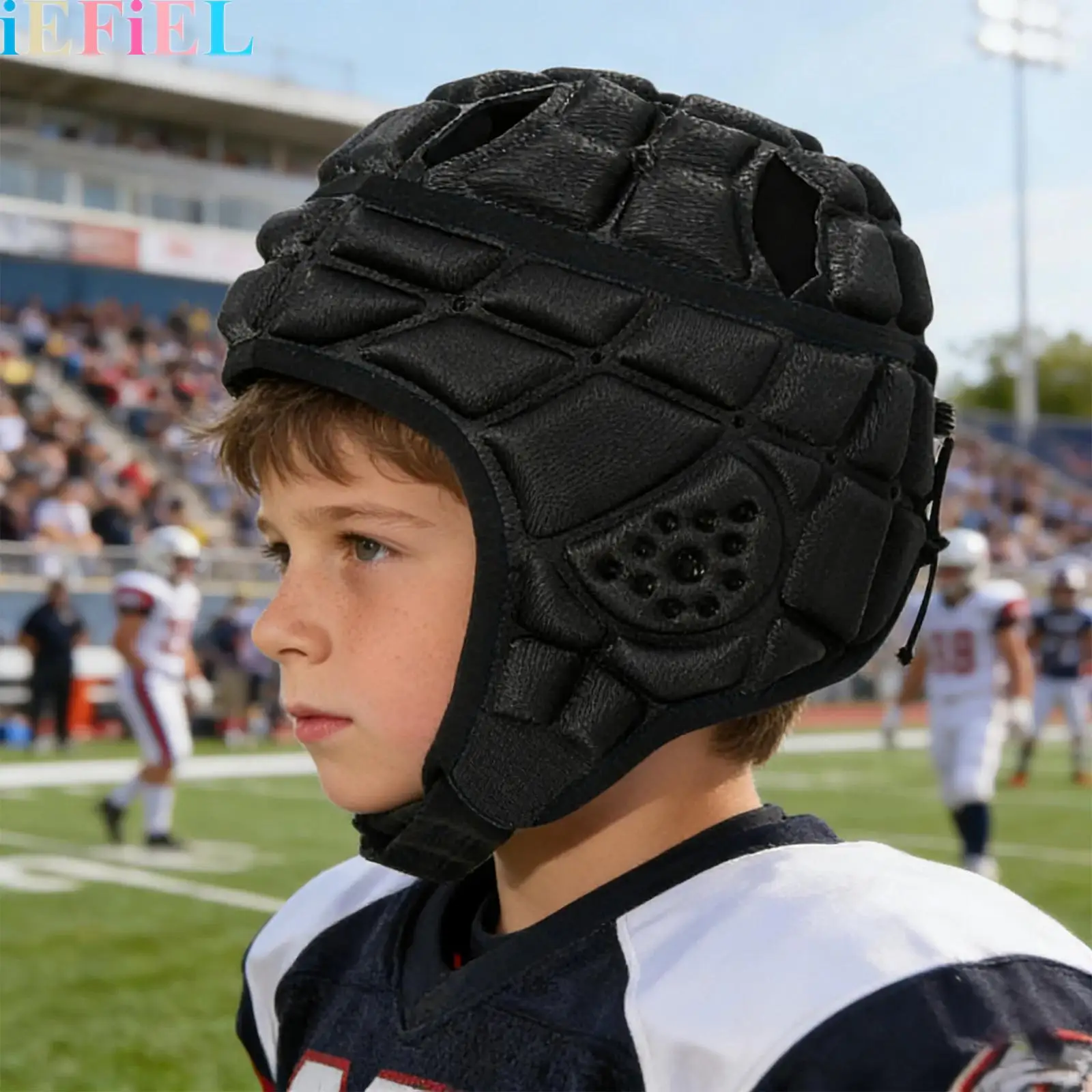 

Kids Rugby Helmet Sports Soft Helmets for Flag Football Scrum Cap Soft Helmet for Use Rugby Training