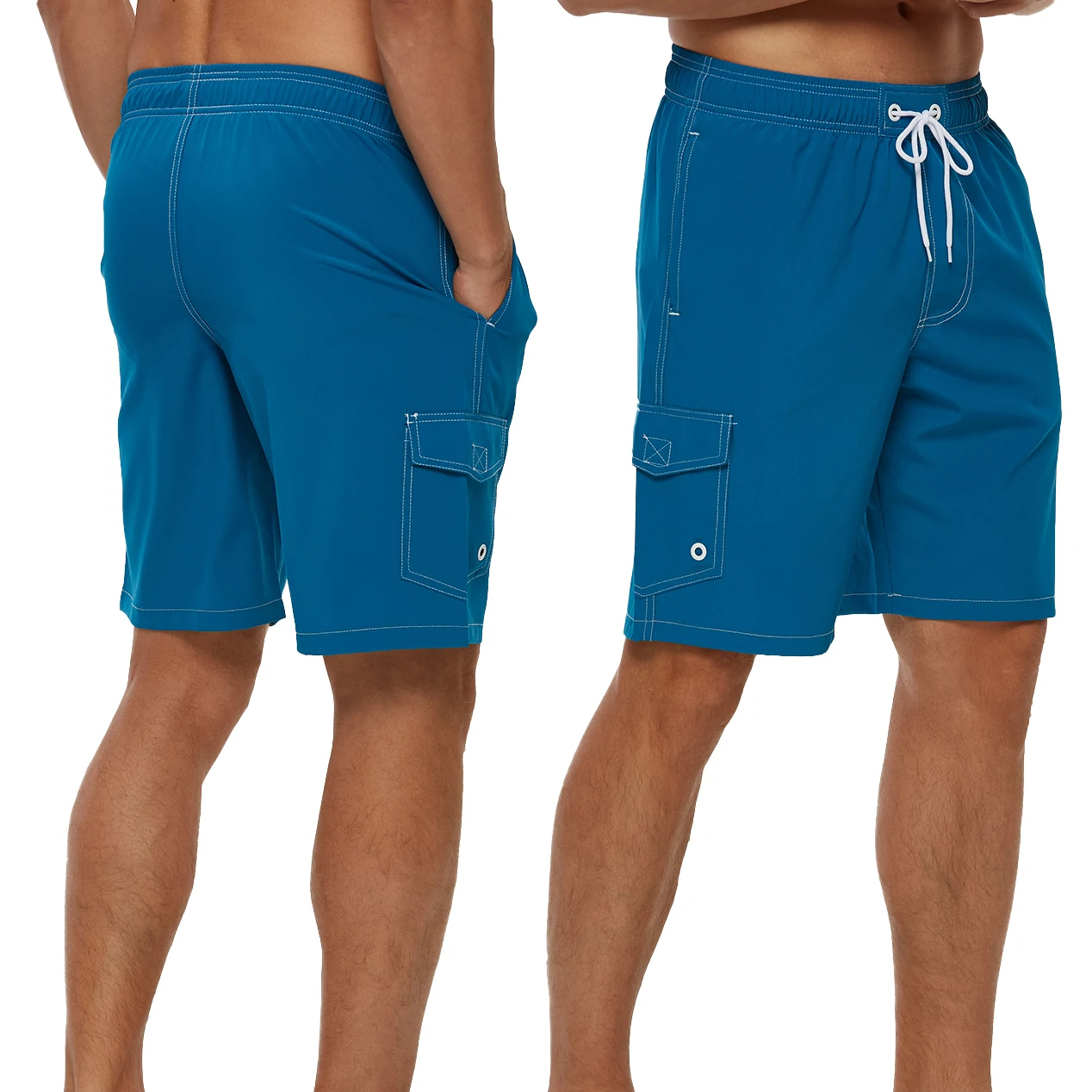 Pantalones cortos de playa de verano para hombre, bañadores forrados de malla, pantalones cortos de tablero, traje de baño, ropa deportiva