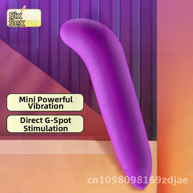 جهاز هزاز صغير للنساء للاستمناء الكهربائي أداة يدوية باللون الأرجواني مع مادة ABS أداة النشوة الجنسية للبالغين #2