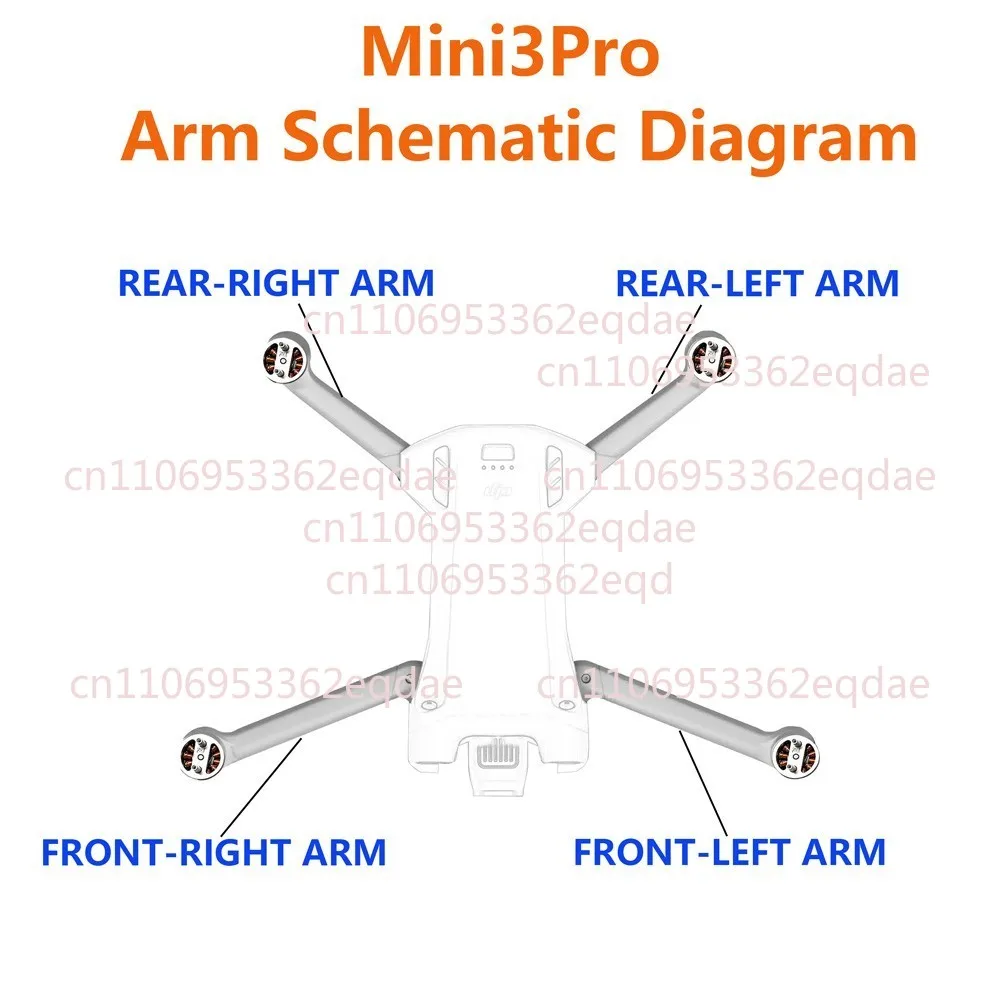 

Для DJI Mini 3 Pro передний/задний рычаг с двигателем, оригинальная замена, ремонт