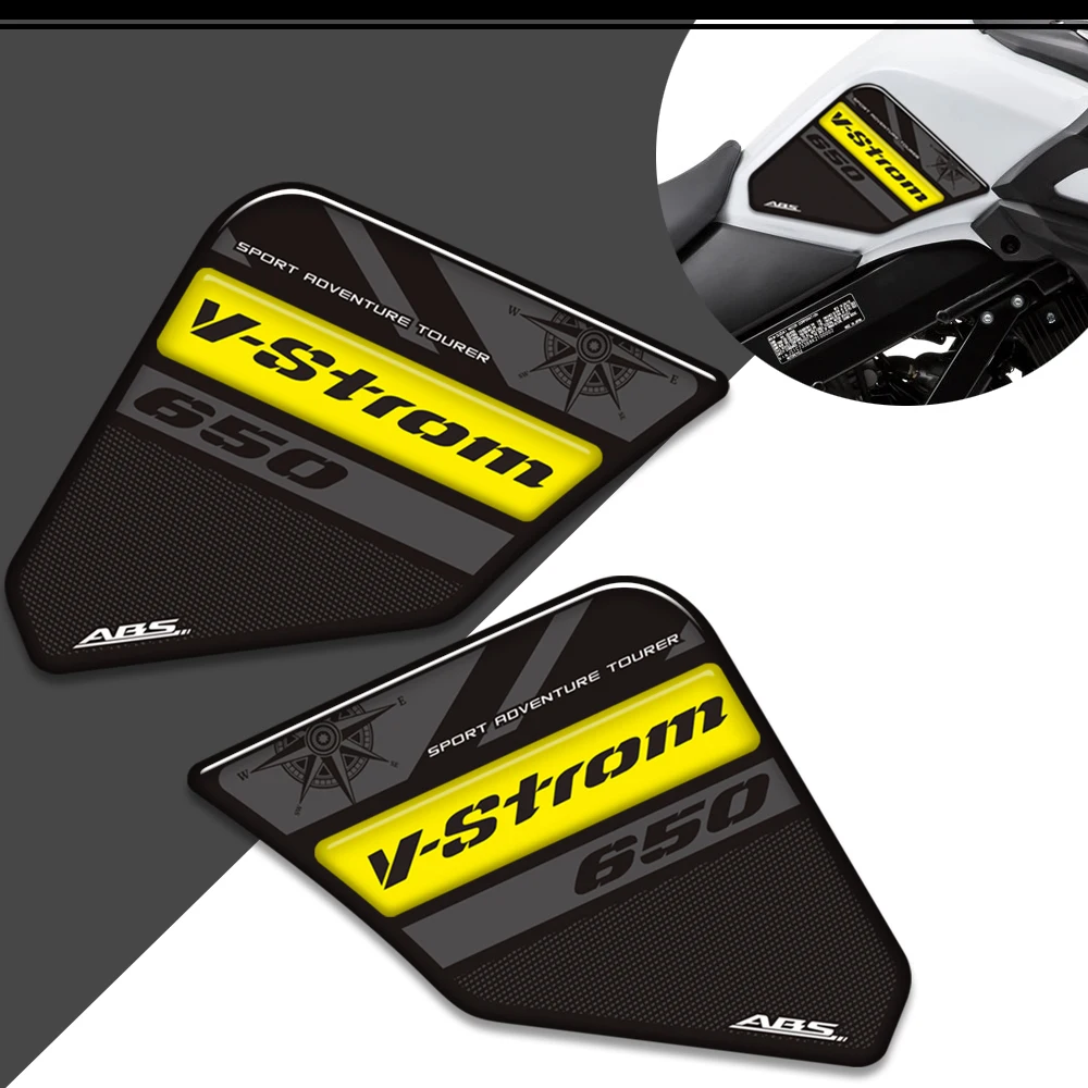 Per Suzuki V STROM VSTROM DL 650 XT Adventure Tank Pad Protector Trunk custodie per bagagli adesivi Kit olio combustibile