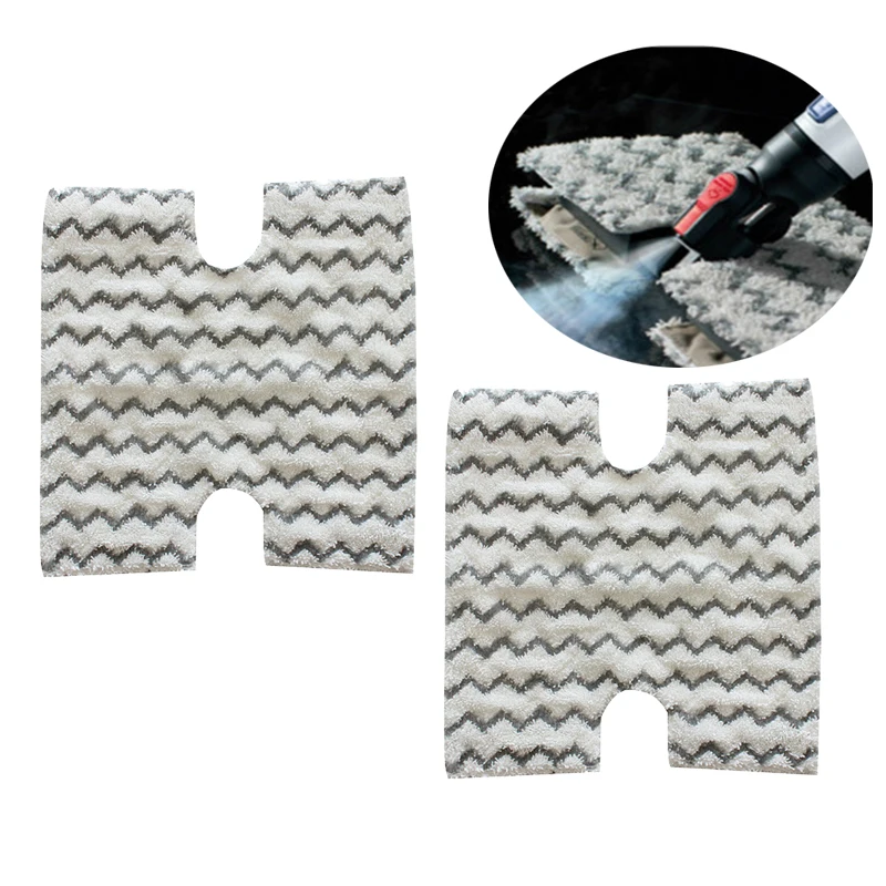 세척 가능한 스팀 진공 청소기 걸레 패드 액세서리 상어 S3973D S5003D S6001 S6002 S6003 3973WM S5001 S5002, 2 개