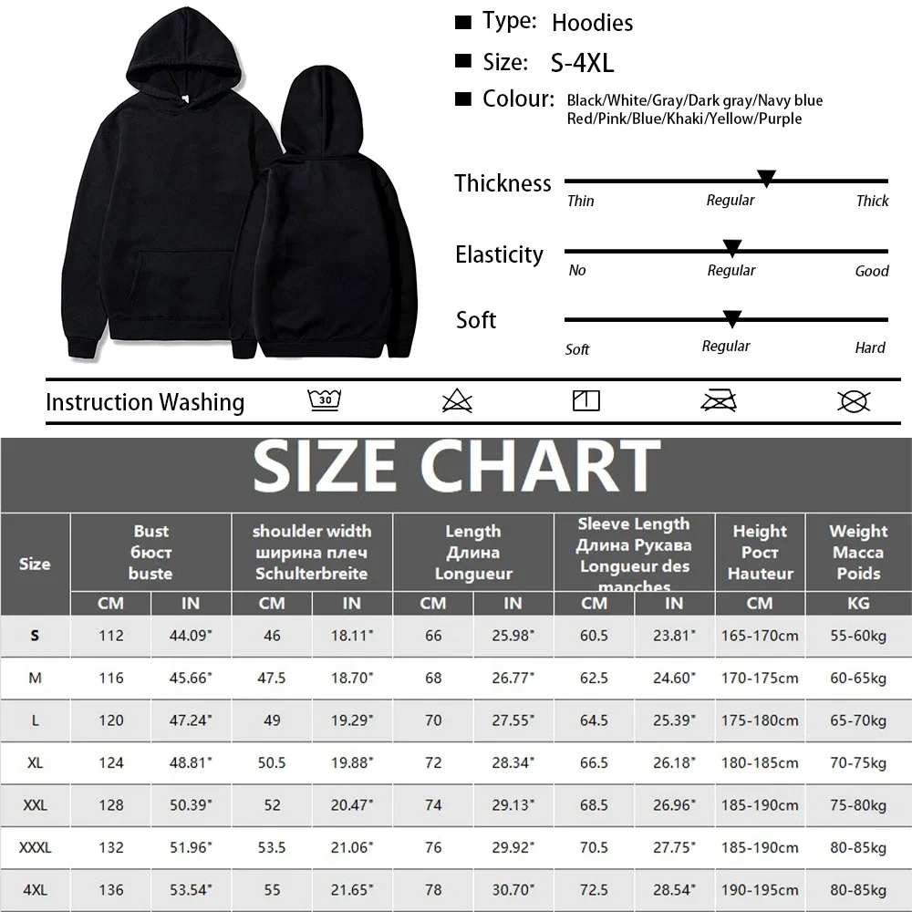 Herbst Fleece Herren Hoodies Anuel aa echte Hasta La Muerte Print Sweatshirts Streetwear Rapper lose Pullover lässige Kapuzen oberteile – Detail 1